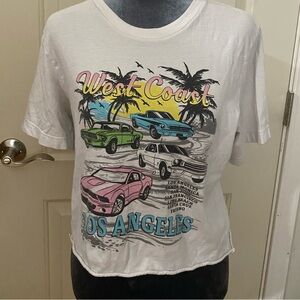 Los Angeles cropped T shirt